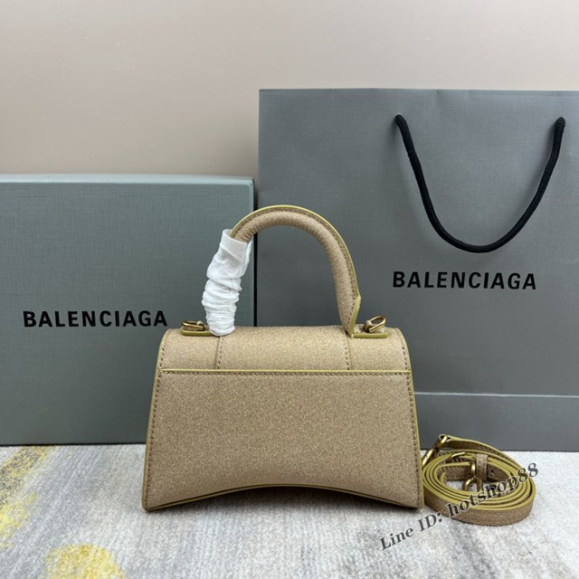 Balenciaga專櫃爆款新閃閃沙漏包 巴黎世家原單手提肩背包 8896閃金 fyj1245